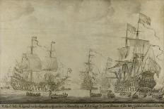 Battle Between the Dutch and Swedish Fleets, in the Sound-Willem van de Velde-Art Print