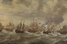 Dutch Warships 1670-Willem van de Velde-Framed Art Print