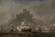 Encounter During the Battle of Kijkduin-Willem Van De Velde II-Art Print