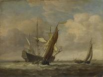 The Second Duke of Albemarle's Ketch with a Yacht-Willem Van De Velde The Younger-Giclee Print