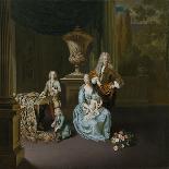 Wandering Peepshow for Family with Children-Willem Van Mieris-Framed Art Print