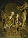 The Poultry Sellers, 1727-Willem Van Mieris-Framed Giclee Print