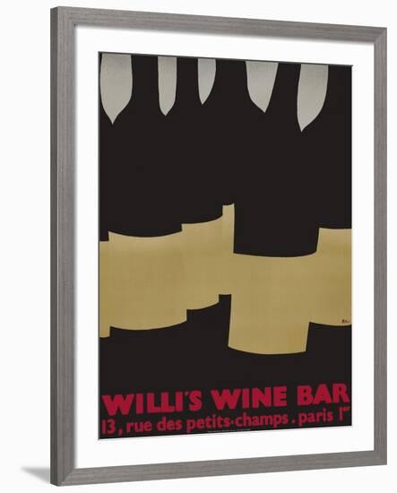 Willi's Wine Bar, 1984-Alberto Bali-Framed Collectable Print