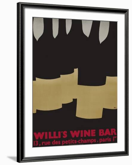 Willi's Wine Bar, 1984-Alberto Bali-Framed Collectable Print