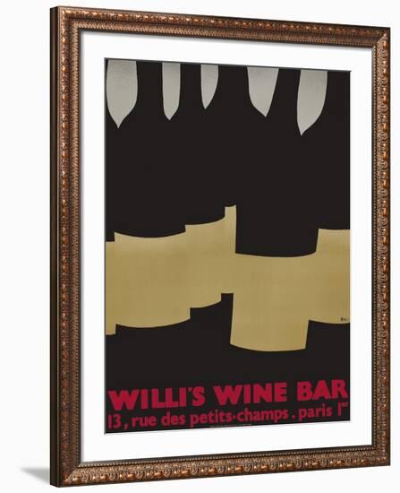 Willi's Wine Bar, 1984-Alberto Bali-Framed Collectable Print