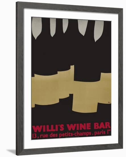 Willi's Wine Bar, 1984-Alberto Bali-Framed Collectable Print