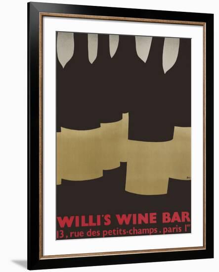 Willi's Wine Bar, 1984-Alberto Bali-Framed Premium Edition