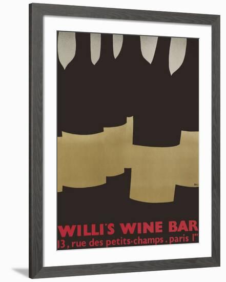 Willi's Wine Bar, 1984-Alberto Bali-Framed Premium Edition