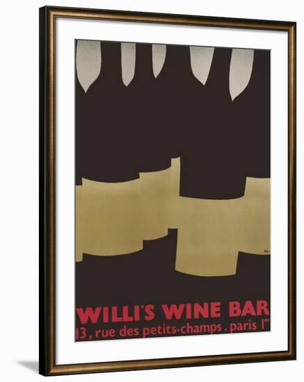 Willi's Wine Bar, 1984-Alberto Bali-Framed Premium Edition