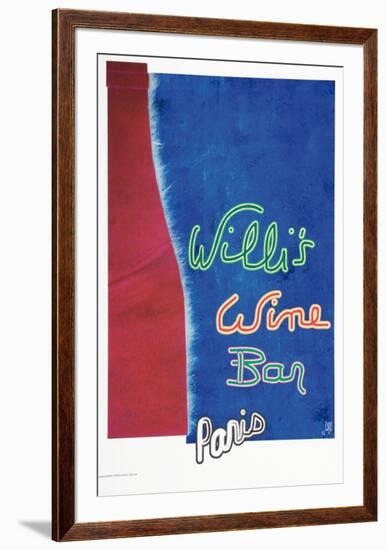 Willi's Wine Bar, 1996-Mister King-Framed Collectable Print