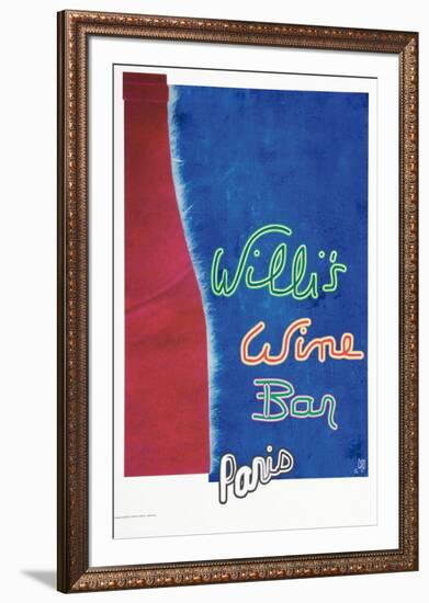 Willi's Wine Bar, 1996-Mister King-Framed Collectable Print