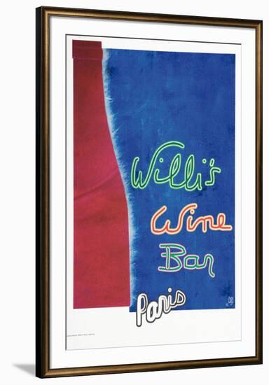 Willi's Wine Bar, 1996-Mister King-Framed Collectable Print