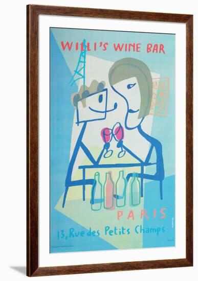 Willi's Wine Bar, 1998-Xavier Mariscal-Framed Collectable Print