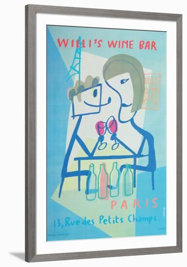 Willi's Wine Bar, 1998-Xavier Mariscal-Framed Collectable Print