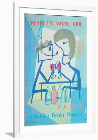 Willi's Wine Bar, 1998-Xavier Mariscal-Framed Collectable Print