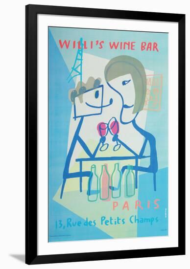 Willi's Wine Bar, 1998-Xavier Mariscal-Framed Collectable Print
