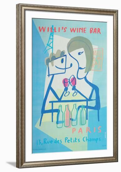 Willi's Wine Bar, 1998-Xavier Mariscal-Framed Collectable Print