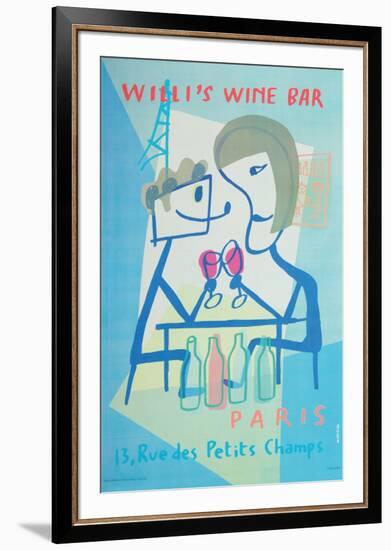 Willi's Wine Bar, 1998-Xavier Mariscal-Framed Collectable Print