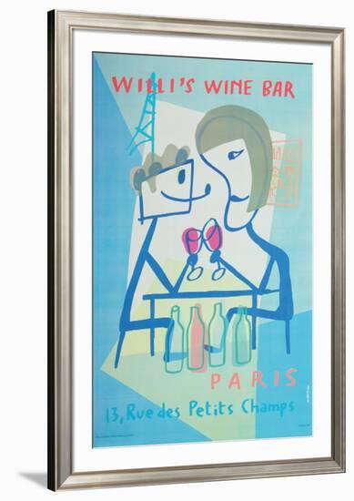 Willi's Wine Bar, 1998-Xavier Mariscal-Framed Collectable Print