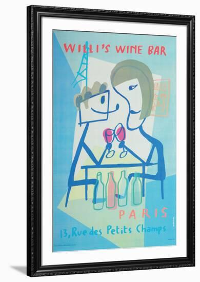 Willi's Wine Bar, 1998-Xavier Mariscal-Framed Collectable Print