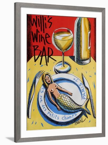 Willi's Wine Bar, 2004-Jacques Loustal-Framed Collectable Print