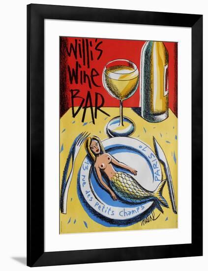 Willi's Wine Bar, 2004-Jacques Loustal-Framed Collectable Print