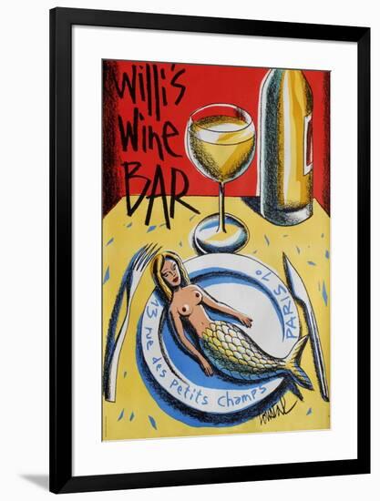 Willi's Wine Bar, 2004-Jacques Loustal-Framed Collectable Print