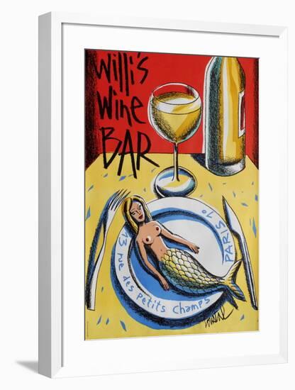 Willi's Wine Bar, 2004-Jacques Loustal-Framed Collectable Print