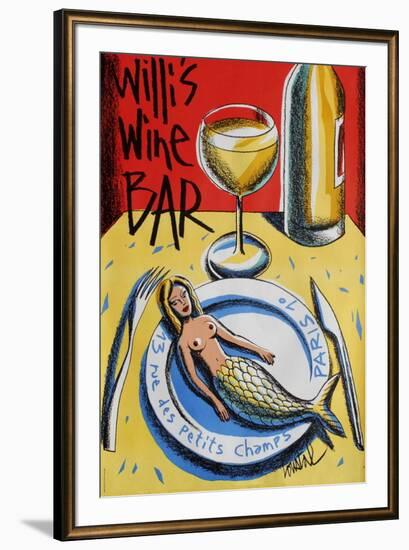 Willi's Wine Bar, 2004-Jacques Loustal-Framed Collectable Print