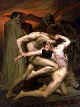 Dante and Virgil in Hell, 1850-William Adolphe Bouguereau-Giclee Print