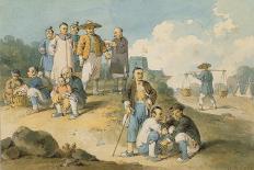 The Emperor of China Receiving the Embassy of Lord Macarthney (1737-1806) 1795 (Pen & Ink, Pencil,-William Alexander-Giclee Print