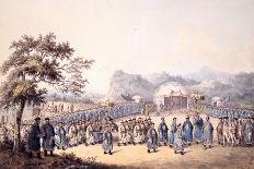 The Approach of the Emperor of China to His Tent in Tartar, to Receive the British Ambassador-William Alexander-Giclee Print