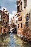Rio Del Olio, Venice, Italy, 1907-William Alister Macdonald-Framed Premier Image Canvas