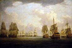 The 'Queen Charlotte', a New 104-Gun Warship, at Spithead (England) 1790, on the Eve of the French-William Anderson-Premier Image Canvas