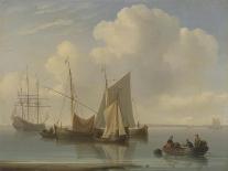 H.M. Brig Rose Leaving Portsmouth Harbour-William Anderson-Giclee Print