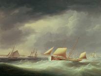 H.M. Brig Rose Leaving Portsmouth Harbour-William Anderson-Giclee Print