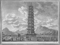 'The Porcelain Pagoda, At Nankin in China', 1793-William Angus-Giclee Print