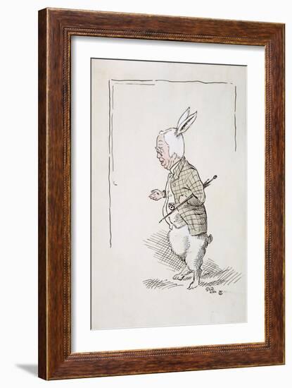 William Archibald Spooner (1844-1930) as the White Rabbit-John Tenniel-Framed Giclee Print