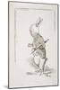 William Archibald Spooner (1844-1930) as the White Rabbit-John Tenniel-Mounted Giclee Print