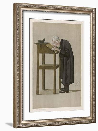 William Archibald Spooner, English Clergyman-Spy (Leslie M. Ward)-Framed Art Print