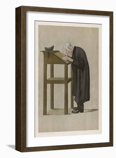 William Archibald Spooner, English Clergyman-Spy (Leslie M. Ward)-Framed Art Print