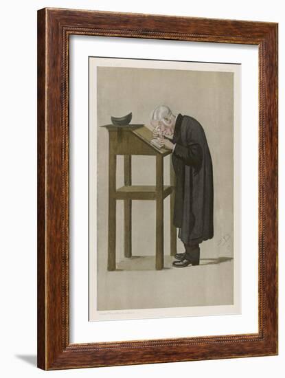 William Archibald Spooner, English Clergyman-Spy (Leslie M. Ward)-Framed Art Print