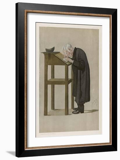 William Archibald Spooner, English Clergyman-Spy (Leslie M. Ward)-Framed Art Print