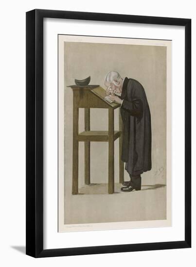 William Archibald Spooner, English Clergyman-Spy (Leslie M. Ward)-Framed Art Print