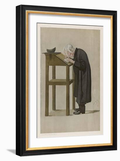 William Archibald Spooner, English Clergyman-Spy (Leslie M. Ward)-Framed Art Print