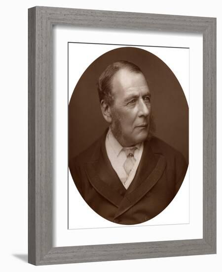 William Ballantine, Serjeant-At-Law, 1882-Lock & Whitfield-Framed Photographic Print