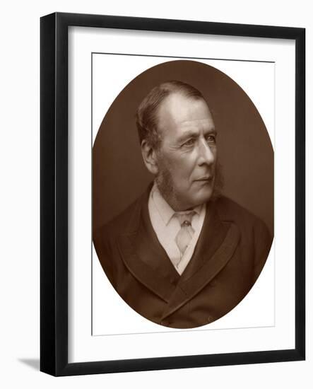 William Ballantine, Serjeant-At-Law, 1882-Lock & Whitfield-Framed Photographic Print