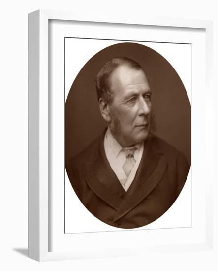 William Ballantine, Serjeant-At-Law, 1882-Lock & Whitfield-Framed Photographic Print