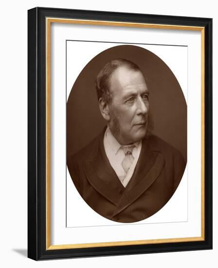 William Ballantine, Serjeant-At-Law, 1882-Lock & Whitfield-Framed Photographic Print