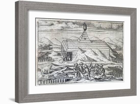 William Barents' Arctic expedition, 1596-1597 (1598)-Unknown-Framed Giclee Print